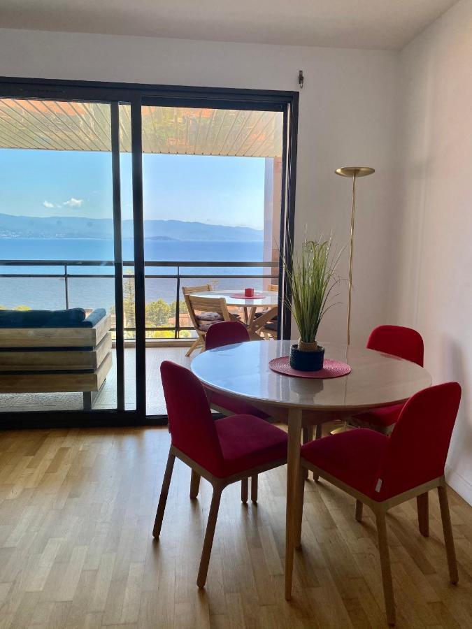 Grand T2 Standing Ajaccio Proche Centre Et Plages Vue Panoramique Parking Prive Exterior foto