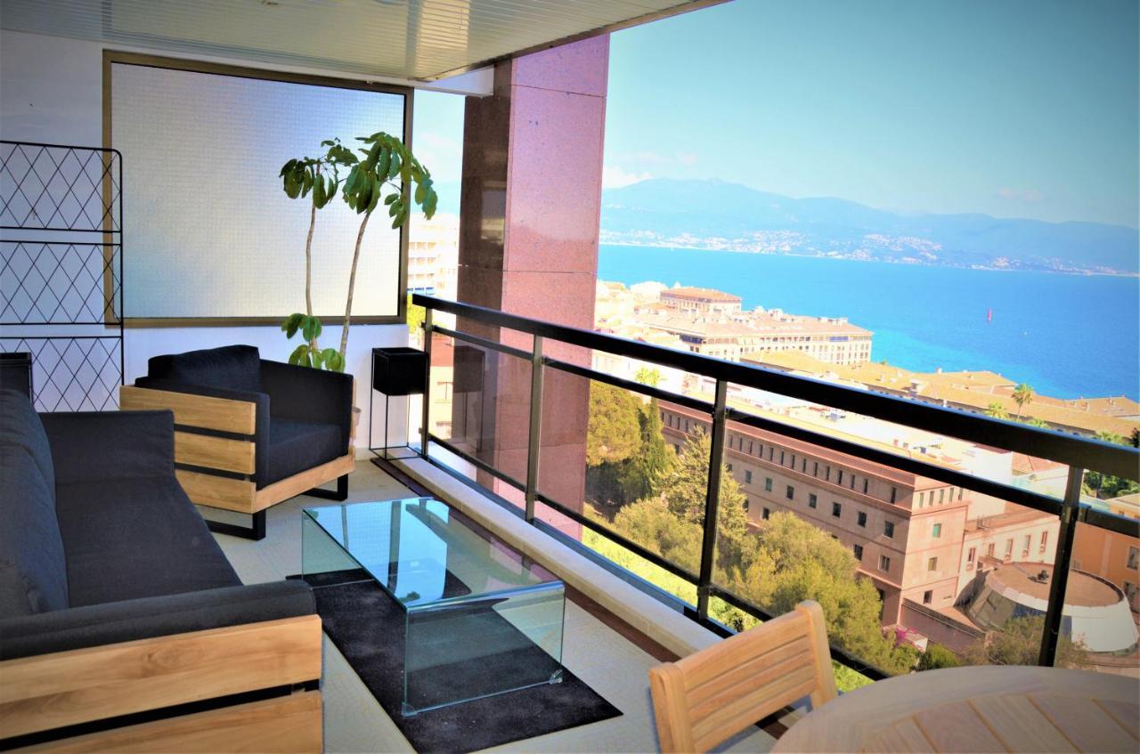 Grand T2 Standing Ajaccio Proche Centre Et Plages Vue Panoramique Parking Prive Exterior foto